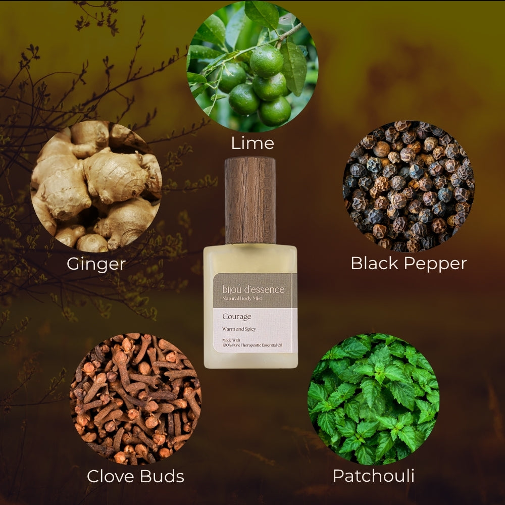 "Courage" Essential Oil Natural Body Mist